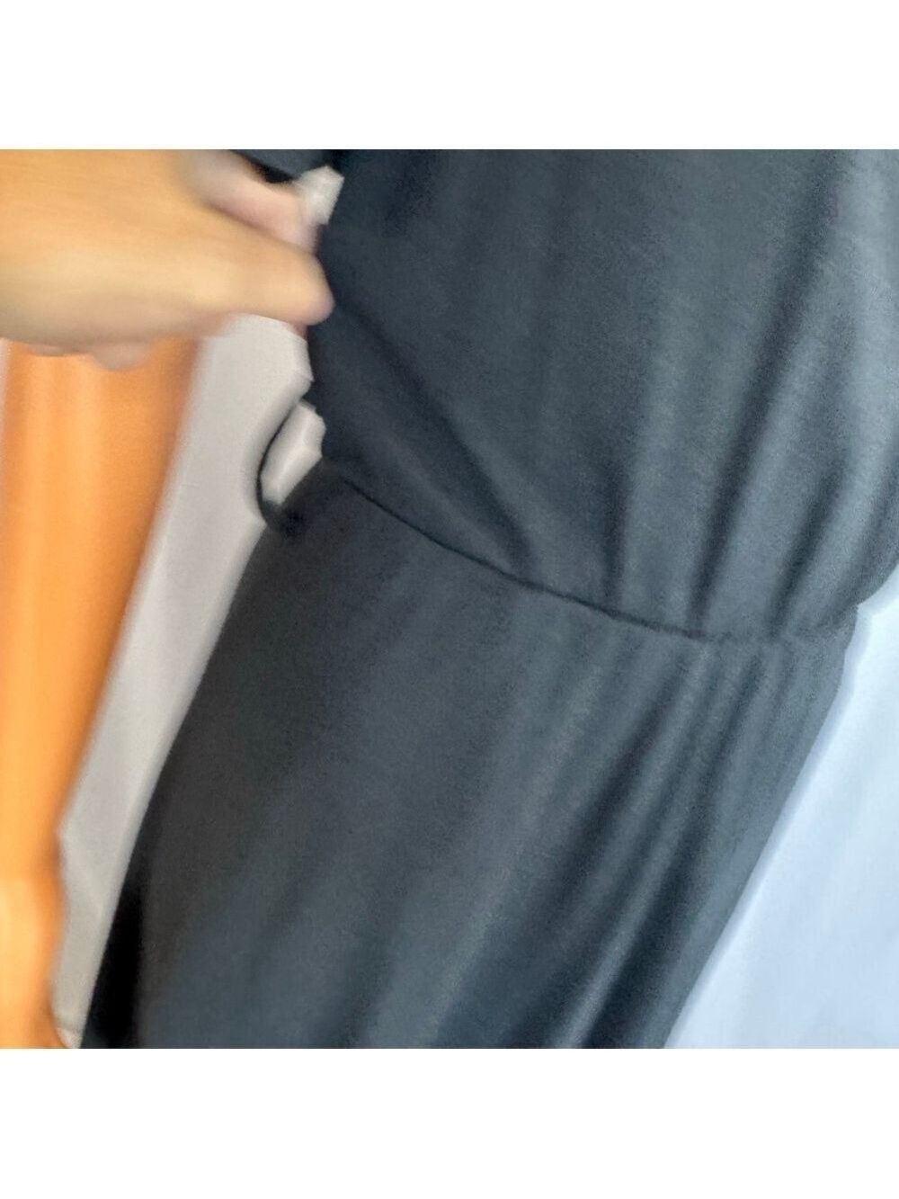 Go Couture Maxi Dress Black Knit Women's M - Picture 13 of 14
